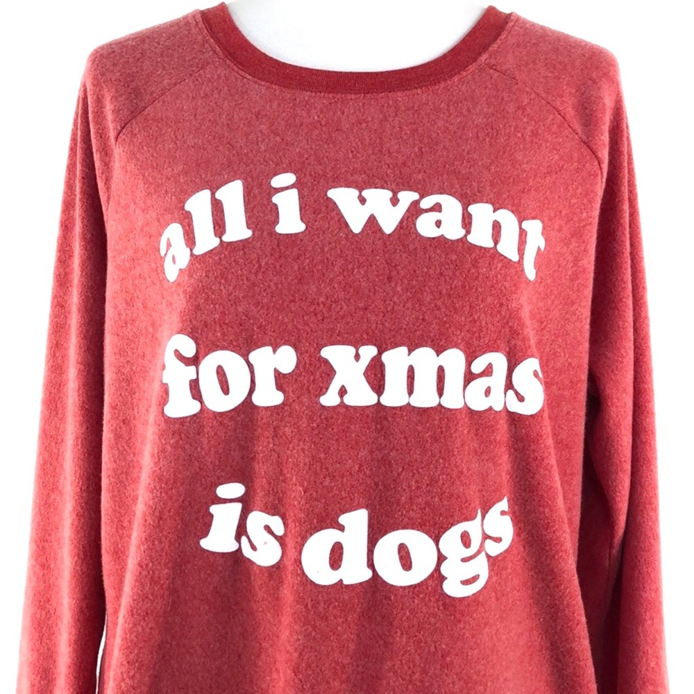 Grayson Threads Red Graphic "All I Want For Xmas … - image 2